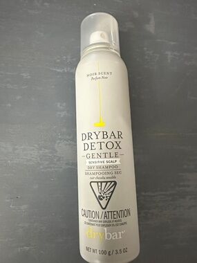 Drybar Detox Gentle Dry Shampoo - Cream Bottle with Yellow Accents